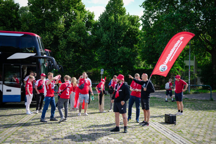 Bustur til Parken fra Sønderjylland, Danmark – Portugal, 20. marts